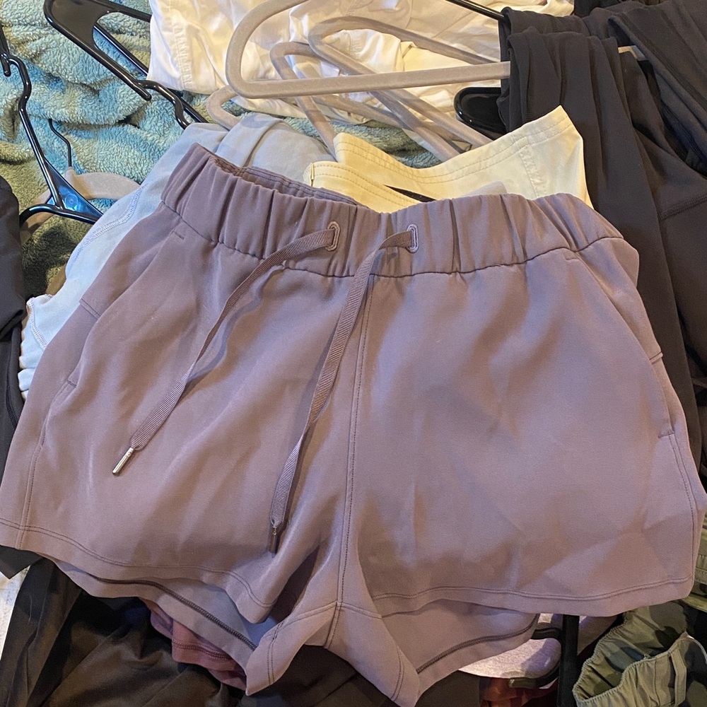 lululemon athletica Lavender Drawcord Athletic Shorts
